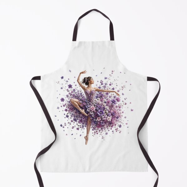 Item preview, Purple Floral Ballerina designed and sold by MichalHau.