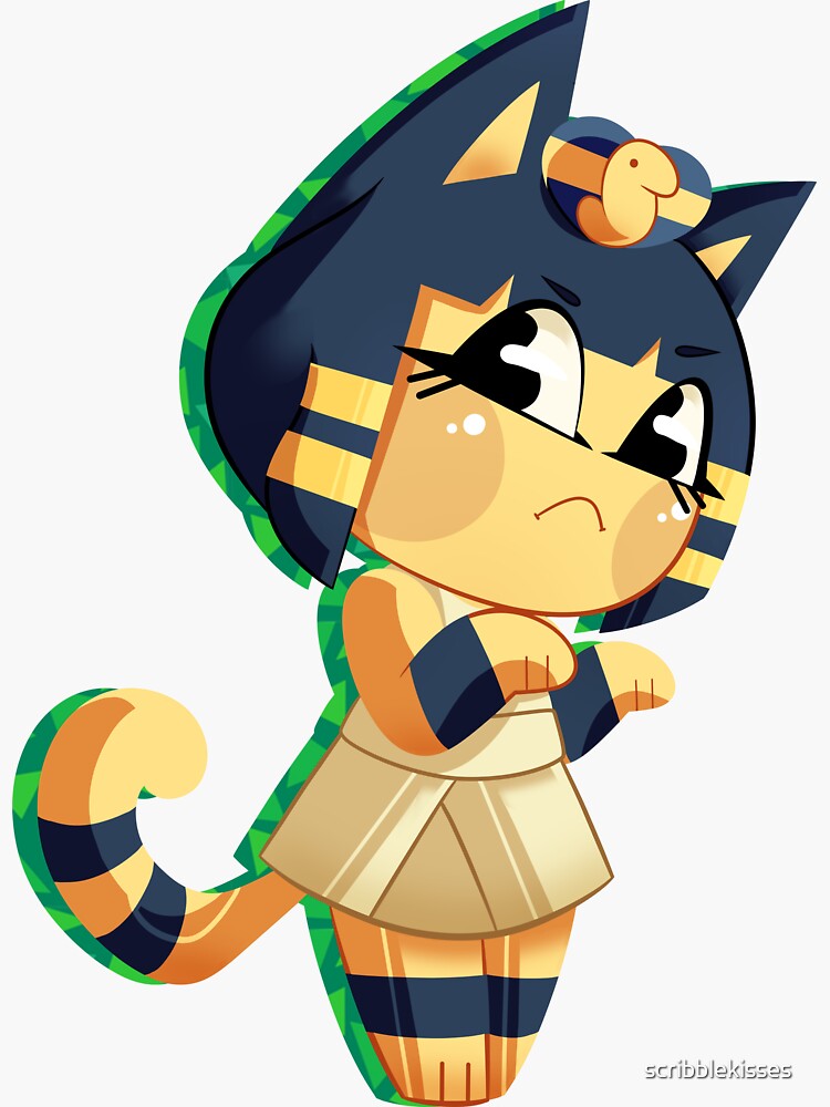 "Ankha" Sticker by scribblekisses | Redbubble