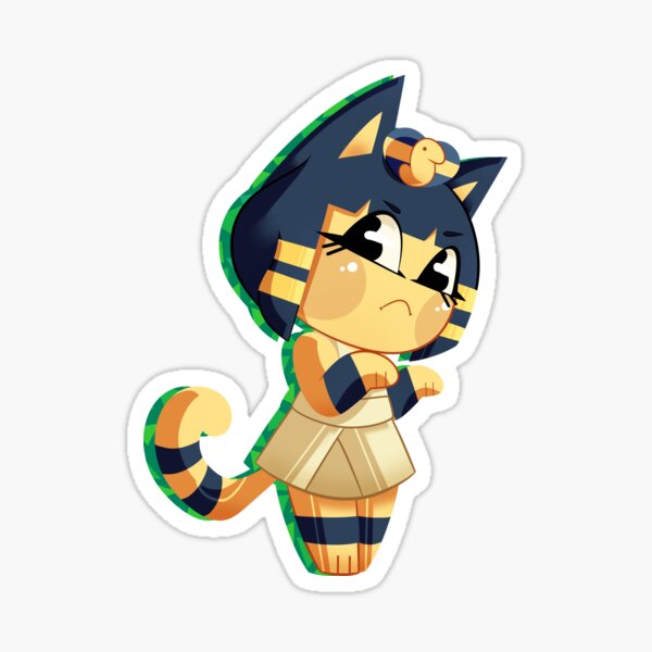 Animal Crossing Ankha Stickers | Redbubble