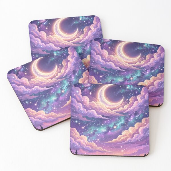 Item preview, Dreamy Pastel Celestial Crescent Moon designed and sold by naragon4289.