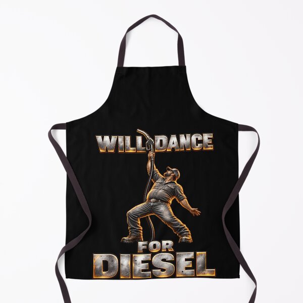 Item preview, Wild Dance for Diesel – Funny Diesel Mechanic Fuel Pump Blue Collar Humor designed and sold by PosiMCreations.