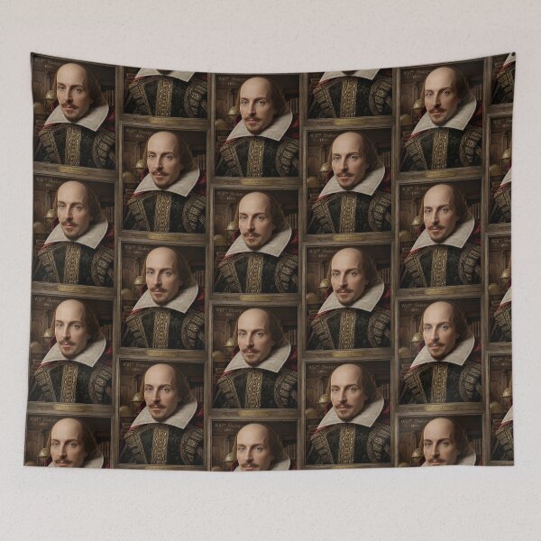 Item preview, Portrait of the Bard William Shakespeare rendered in 3D designed and sold by Vintage Designs +.
