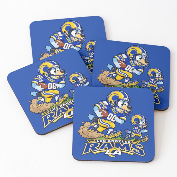 Item preview, Los Angeles Rams Football Team Funny Blueys and Dad Players designed and sold by Elena George.