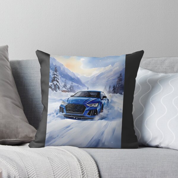 Item preview, Luxury Sports Limousine Driving on a Frozen Alpine Path Winter Landscape Design designed and sold by melouki.