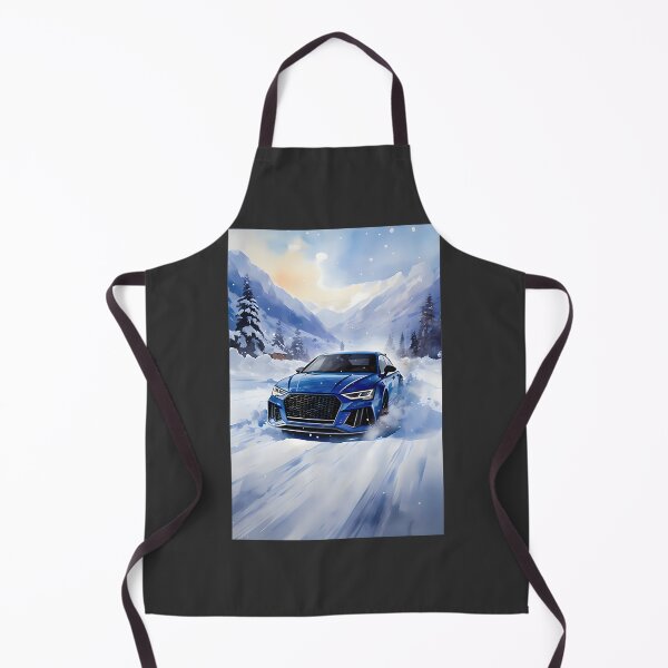 Item preview, Luxury Sports Limousine Driving on a Frozen Alpine Path Winter Landscape Design designed and sold by melouki.