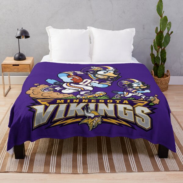 Item preview, Minnesota Vikings Football Team Funny Blueys and Dad Players designed and sold by Elena George.