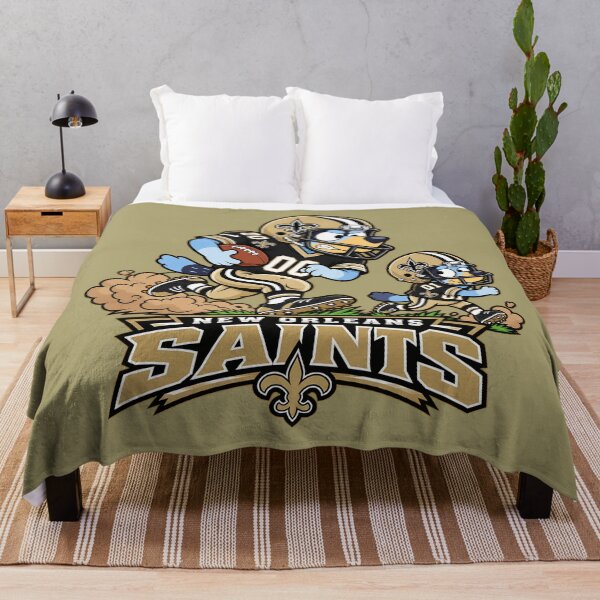 Item preview, New Orleans Saints Football Team Funny Blueys and Dad Players designed and sold by Elena George.