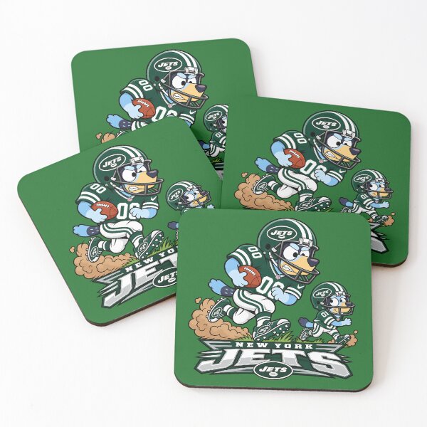 Item preview, New York Jets Football Team Funny Blueys and Dad Players designed and sold by Elena George.