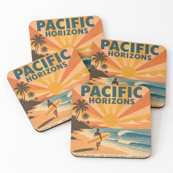 Item preview, Vintage Surf Beach Art  designed and sold by Zeropointfield.