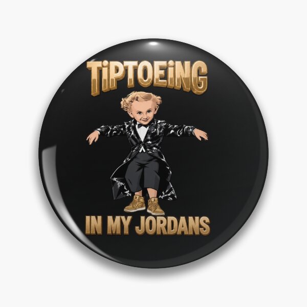 Item preview, Tiptoeing in My Jordans Dancing Illustration designed and sold by crestwo-supply.