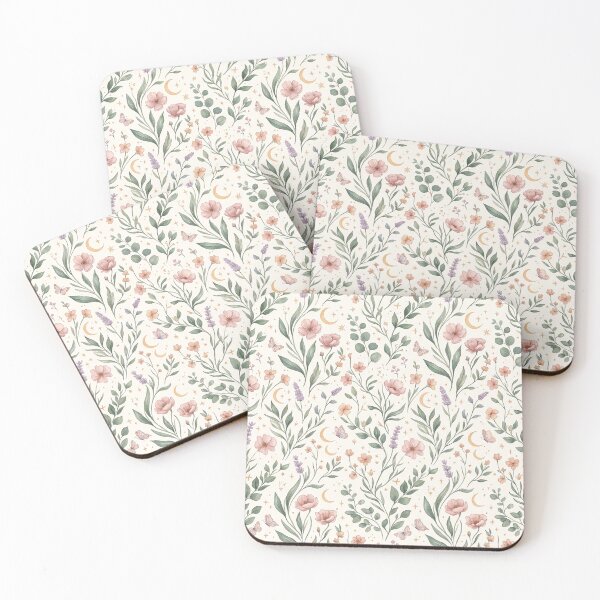 Item preview, Pastel Pink Floral Lavender designed and sold by naragon4289.