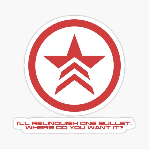 Vista previa del artículo con la obra «Cita del comandante Shepard Renegado de Mass Effect», diseñado y vendido por surik-.