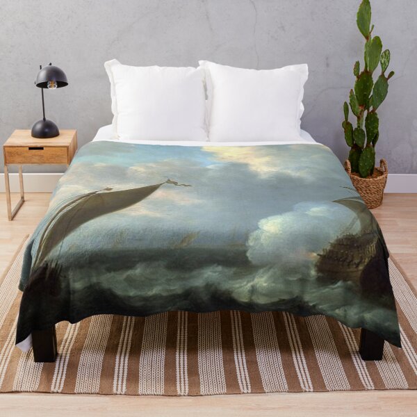 Item preview, Seascape with Dutch Shipping designed and sold by SharonTheFirst.