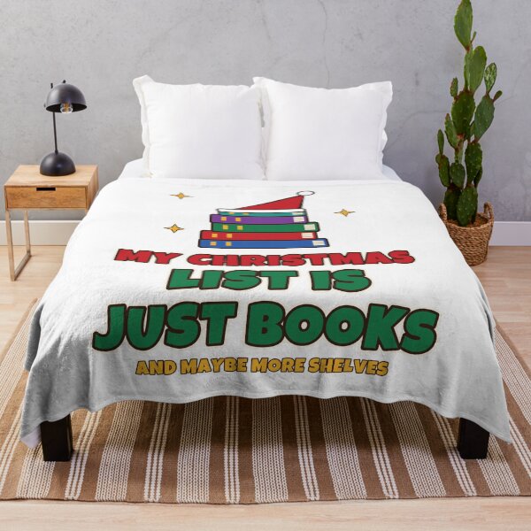 Item preview, My Christmas List Is Just Books Funny Book Lover Christmas designed and sold by Bornprints.