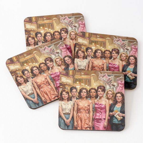 Item preview, Bridesmaids Wedding Comedy Fine Art Tribute designed and sold by Art's Diner.