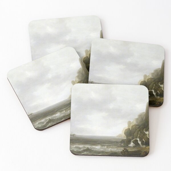 Item preview, Dutch Ships Revictualling off a Rocky Coast designed and sold by SharonTheFirst.