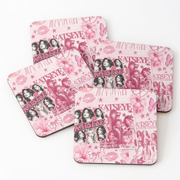 Item preview, KATSEYE pink Aesthetic Wallpaper | Soft Pink K-Pop edit designed and sold by KryaArts27.