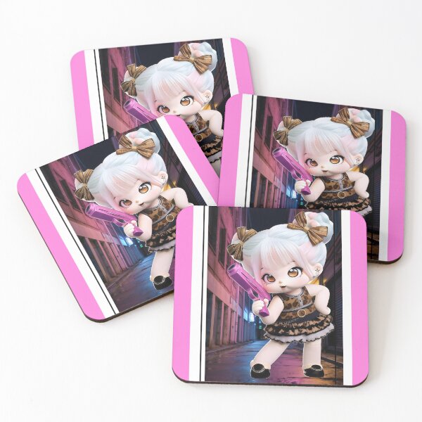 Item preview, Cool Hero Doll with Pink Gun - Cyber Alley Action Art designed and sold by Nicole_83.