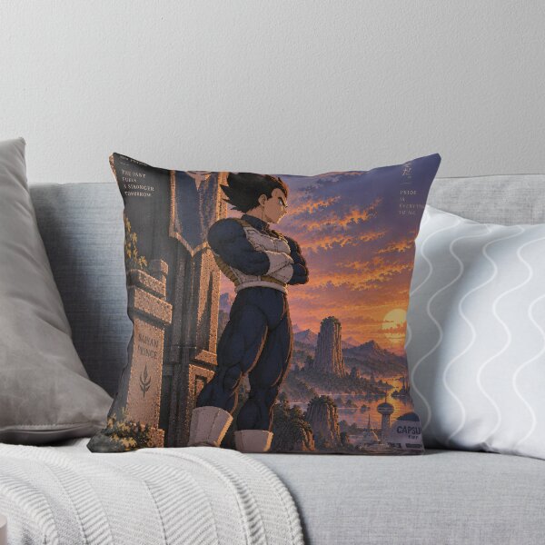 Item preview, Vegeta Dragon Ball Epic Sunset Landscape Anime Art designed and sold by OrionInkVault.