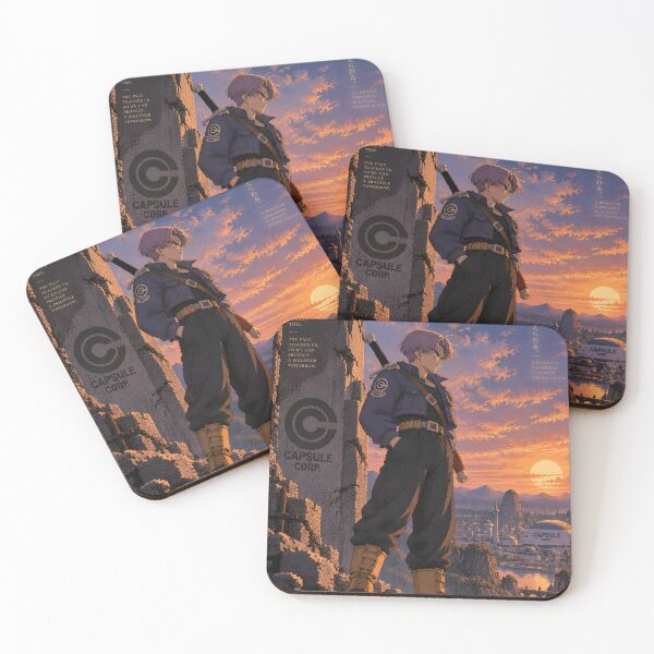 Item preview, Trunks Dragon Ball Epic Sunset Landscape Anime Art designed and sold by OrionInkVault.