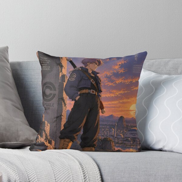 Item preview, Trunks Dragon Ball Epic Sunset Landscape Anime Art designed and sold by OrionInkVault.