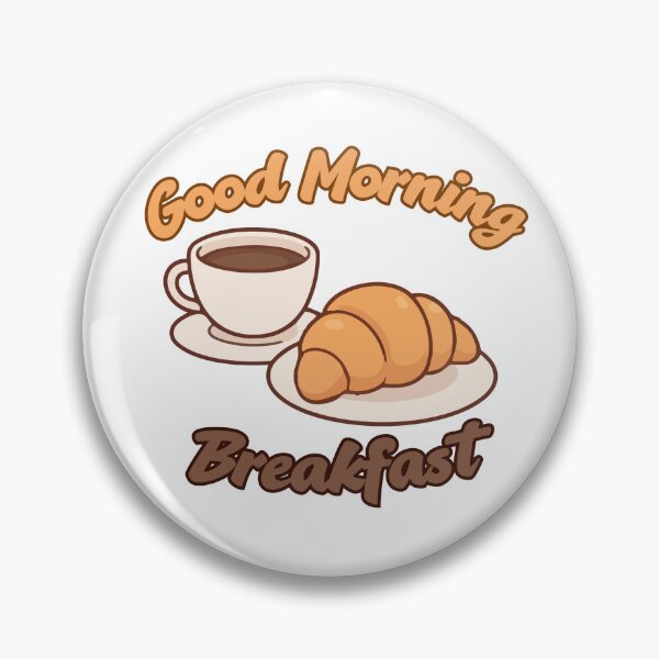 Item preview, Good Morning Breakfast - Cute Coffee Croissant Illustration designed and sold by Frafri92.