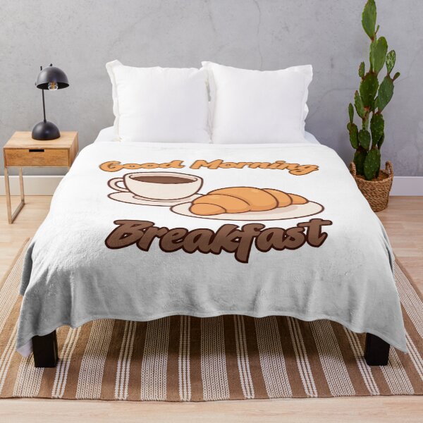 Item preview, Good Morning Breakfast - Cute Coffee Croissant Illustration designed and sold by Frafri92.
