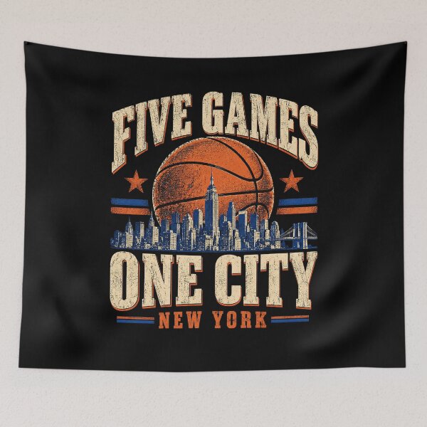 Item preview, Five Game Confidence, Knicks in 5 Basketball Meme designed and sold by givatyfilakd.