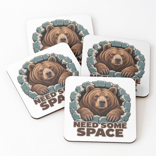 Item preview, Brown Bear Humor – Need Some Space designed and sold by the-dovlat.