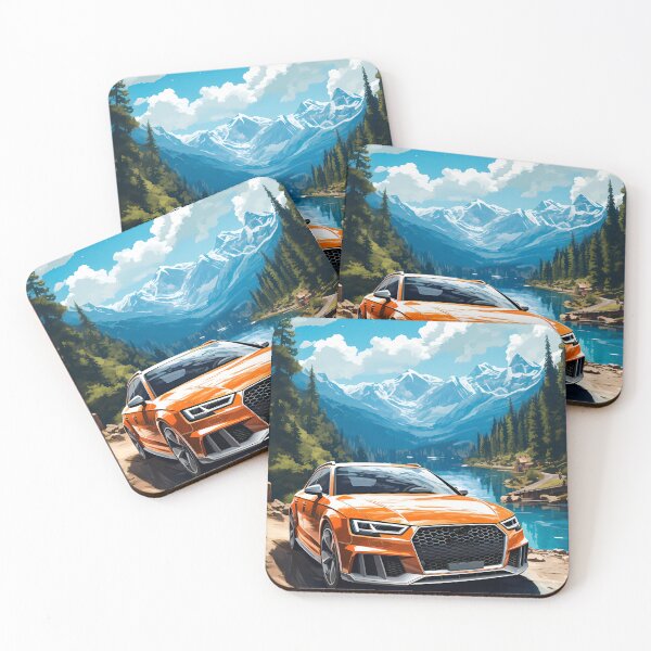 Item preview, Orange Performance Sedan by Alpine Mountain Lake designed and sold by RevUpDesign.
