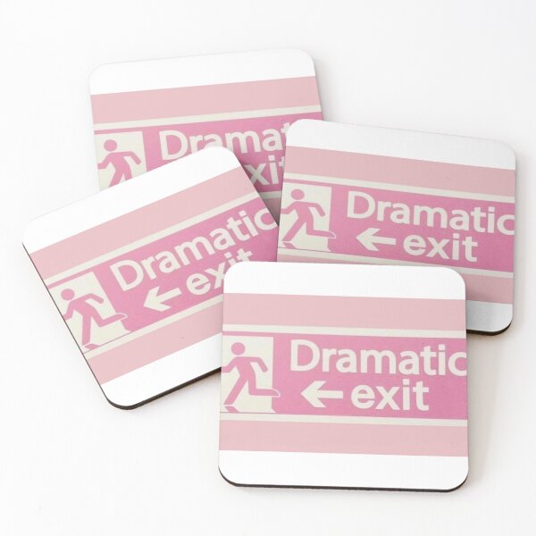 Item preview, Vintage dramatic exit poster sign designed and sold by ellmoswrld.