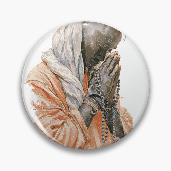 Item preview, African American Young Black Man Praying Hands Afroamerican  designed and sold by Instant Printing.