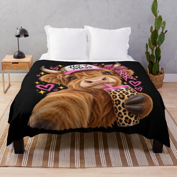 Item preview, Retro Highland Cow classic Trucker Leopard Quotes Humor designed and sold by adiencarteras.