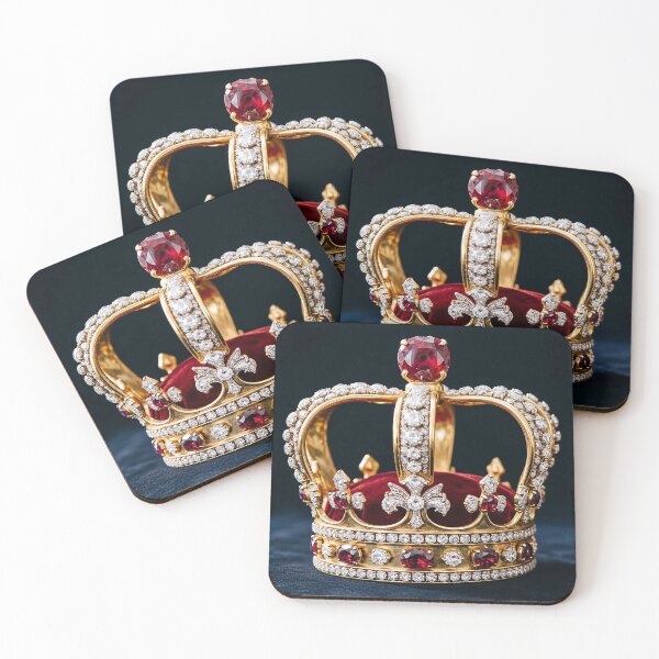 Item preview, Royal Gold Crown with Ruby and Diamonds  designed and sold by MFMart.