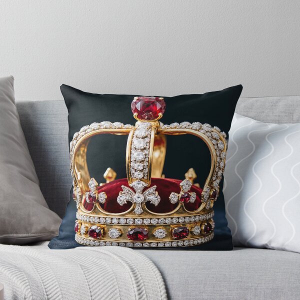 Item preview, Royal Gold Crown with Ruby and Diamonds  designed and sold by MFMart.