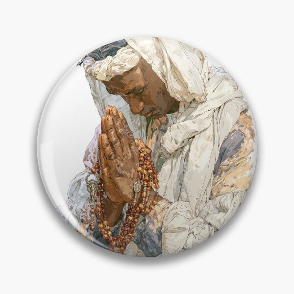 Item preview, Afro American Arabian Black Man Praying Hands Afroamerican Religious Christian Art designed and sold by Instant Printing.