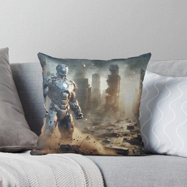 Item preview, Armored Hero in Ruined City designed and sold by Phil Perkins.