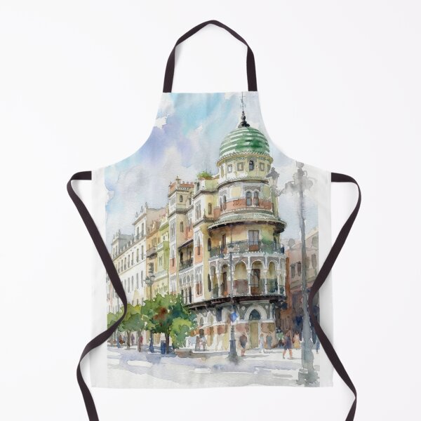 Item preview, Sevilla Edificio La Adriatica Calle Acuarela designed and sold by caracatita75.
