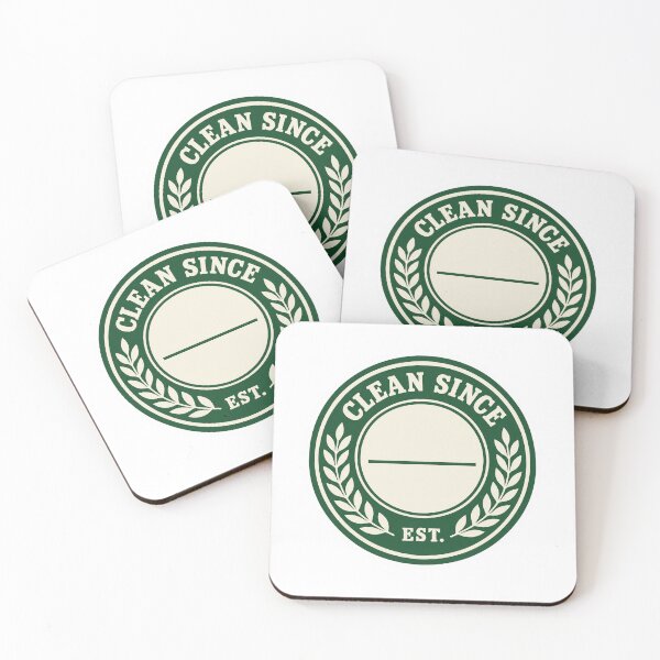 Item preview, Clean Since Est. – NA Recovery Gift designed and sold by Freekey Store.