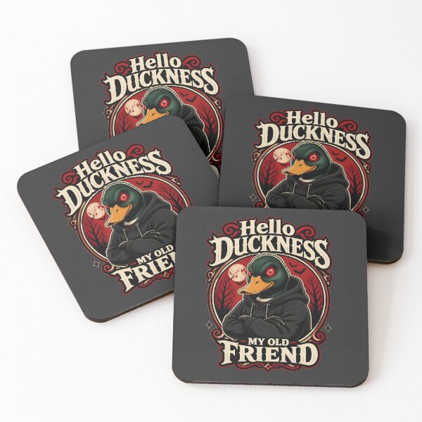 Item preview, Hello Duckness My Old Friend – Funny Halloween Duck Pun designed and sold by Icareis-Studios.
