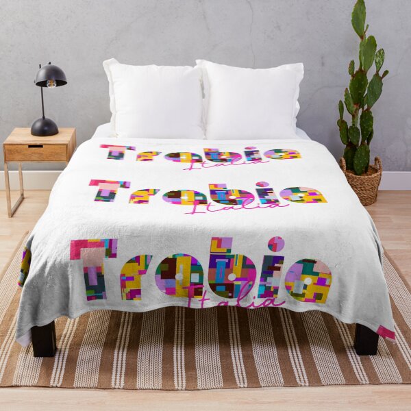 Item preview, Trabia, Palermo, Italy, Italia, colorful typography design for travellers designed and sold by Wanderful-roads.