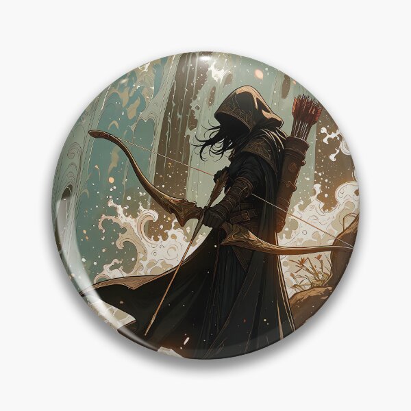 Item preview, Dark Fantasy Female Archer Beneath An Ancient Tree designed and sold by BorgSpareParts.