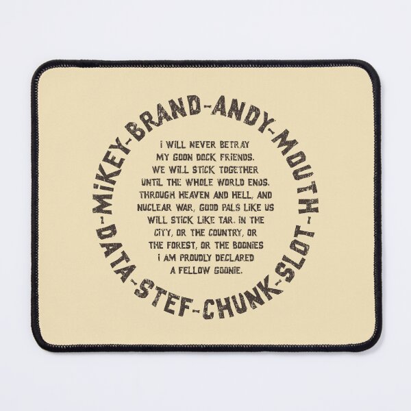 Item preview, The Goonies Oath designed and sold by Nikita Abakumov.