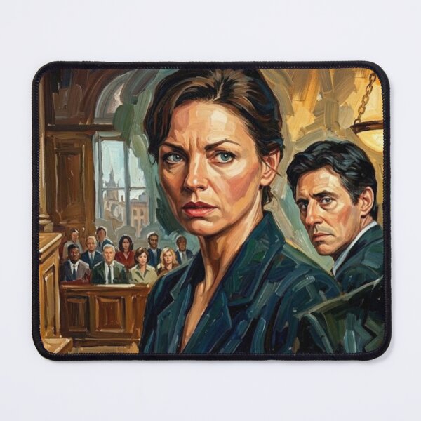 Item preview, Trial by Jury Legal Thriller Fine Art Tribute designed and sold by Art's Diner.