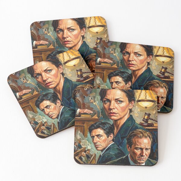 Item preview, Trial by Jury Legal Thriller Fine Art Tribute designed and sold by Art's Diner.
