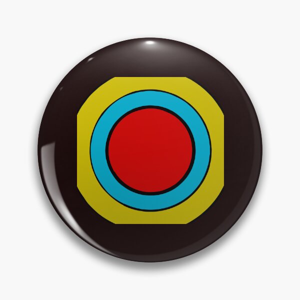 Artikelvorschau, Retro-Zielscheibe | Geometrische Kunst der Mitte des 20. Jahrhunderts entworfen und verkauft von Peaceful Lotus Home Design.