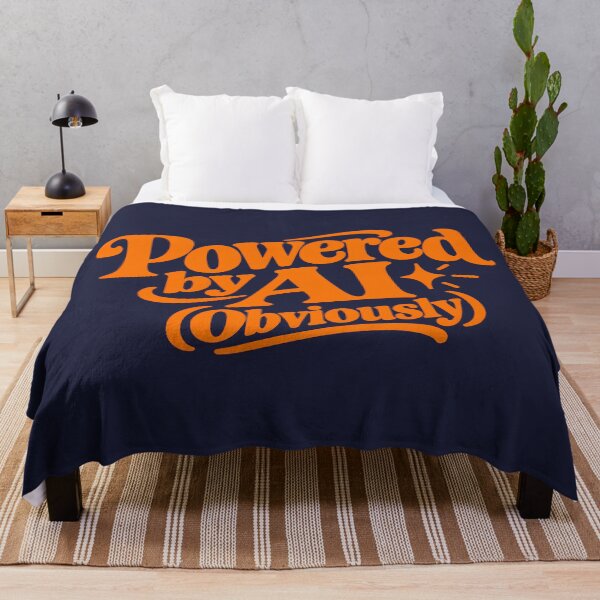 Item preview, Powered by AI Obviously Retro Typography Funny Tech Design designed and sold by peterdesigns.