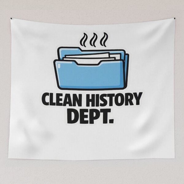 Item preview, Clean History Dept. | Sterilization Tech Humor Poster designed and sold by Timeless Junction.