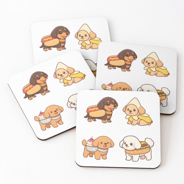 Item preview, Dogs in Food Costumes designed and sold by LivelyAbbey.