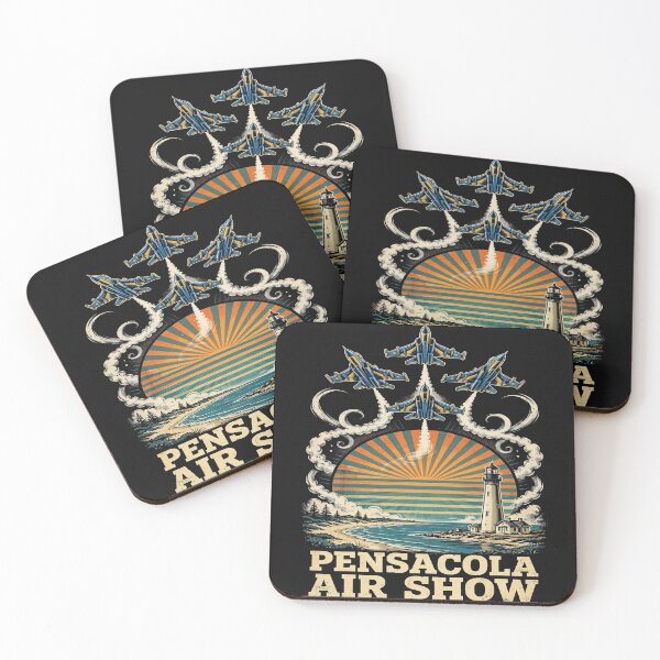 Item preview, Pensacola Air Show — Vintage Jets Lighthouse Retro Sunset Shirt designed and sold by Snacks and sarcasm .